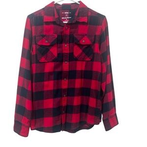 Urban Pipeline Red and Black Checkered Flannel